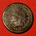 1868 FULL DATE Indian Head Cent Penny / CULL / AG /