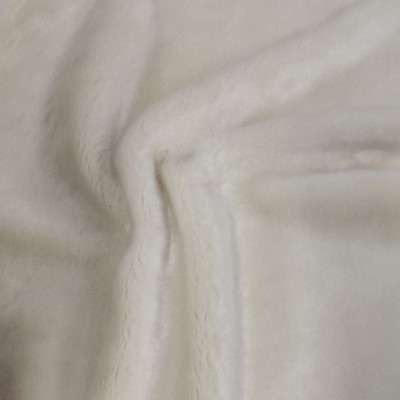 Super Luxus Kunstfell Stoffmaterial - cremefarben - hochwertig