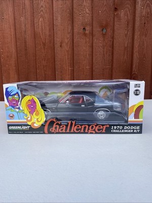 Greenlight 1/18 Scale 1970 Dodge Challenger R/T RUN WITH THE DODGE SCAT PACK LTD