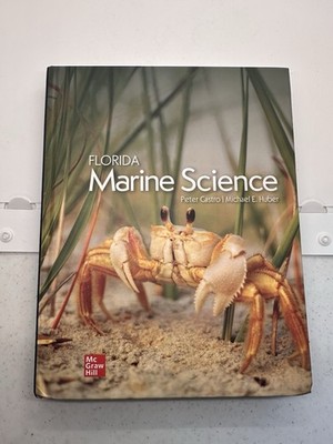 McGraw Hill Florida Marine Science Hard Back Peter Castro | Michael E. Huber EUC
