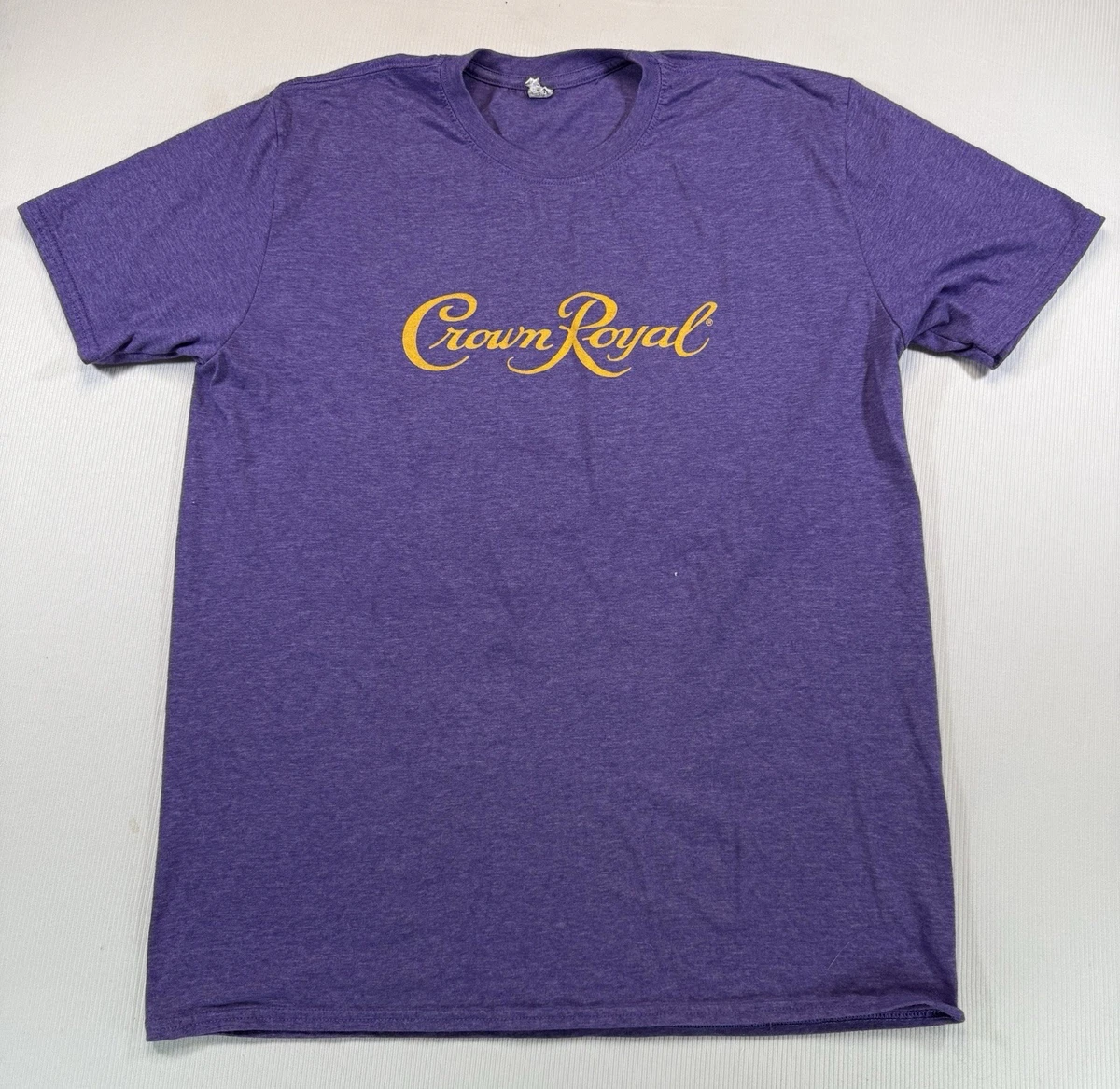 Maillot De Foot Vintage Wilson Crown Royal Violet - Maille Taille L - Fabriqué Aux USA