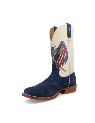 Twisted X Western Boots Mens Tech X Navy Red White Blue  display picture 3
