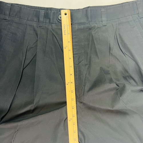 Bobby Jones Players Mens Golf Shorts Size 40 (39) Black Pleated Front - Picture 6 of 8