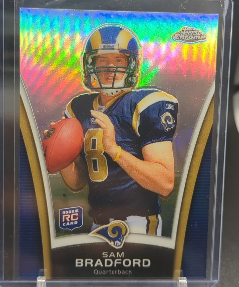2010 Topps Chrome Rookie Sam Bradford RC #TMB-1 RC Rams Oklahoma