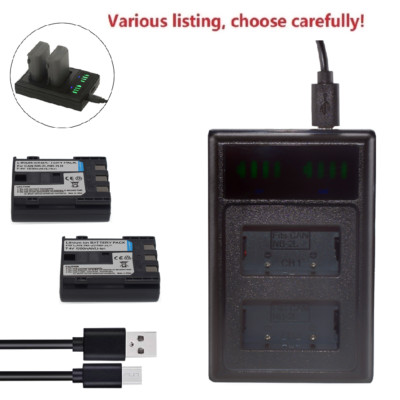 NB-2L 2LH Battery or Dual Charger for Canon EOS 400D Digital Rebel XT XTi Kiss N