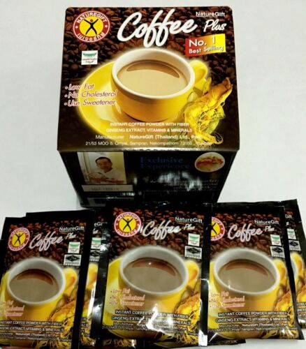 NATUREGIFT Coffee Plus Best Selling Diet Coffee in Thailand 6 Boxes/60 Sachets