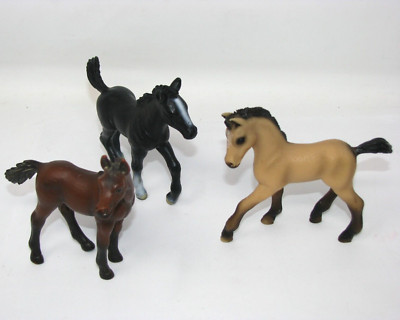 Schleich Foal Horses  #13294  Black Lipizzaner Buckskin Andalusian Arabian bay