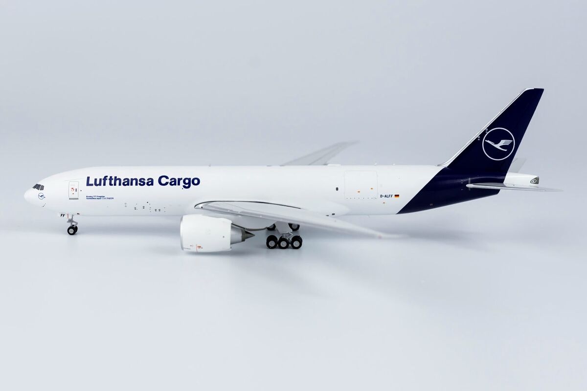 Lufthansa Cargo Boeing 777F D-ALFF Konnichiwa Japan NG Model Lufthansa Cargo Boeing 777F D-ALFF Konnichiwa Japan NG Model
