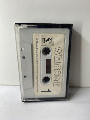 BBC Welcome 1981 Vintage Cassette Tape English Language Learning ESL Course