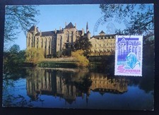 Carte Maximum Timbre Abbaye Saint Pierre N° 2112 Oblitéré Solesmes 1980