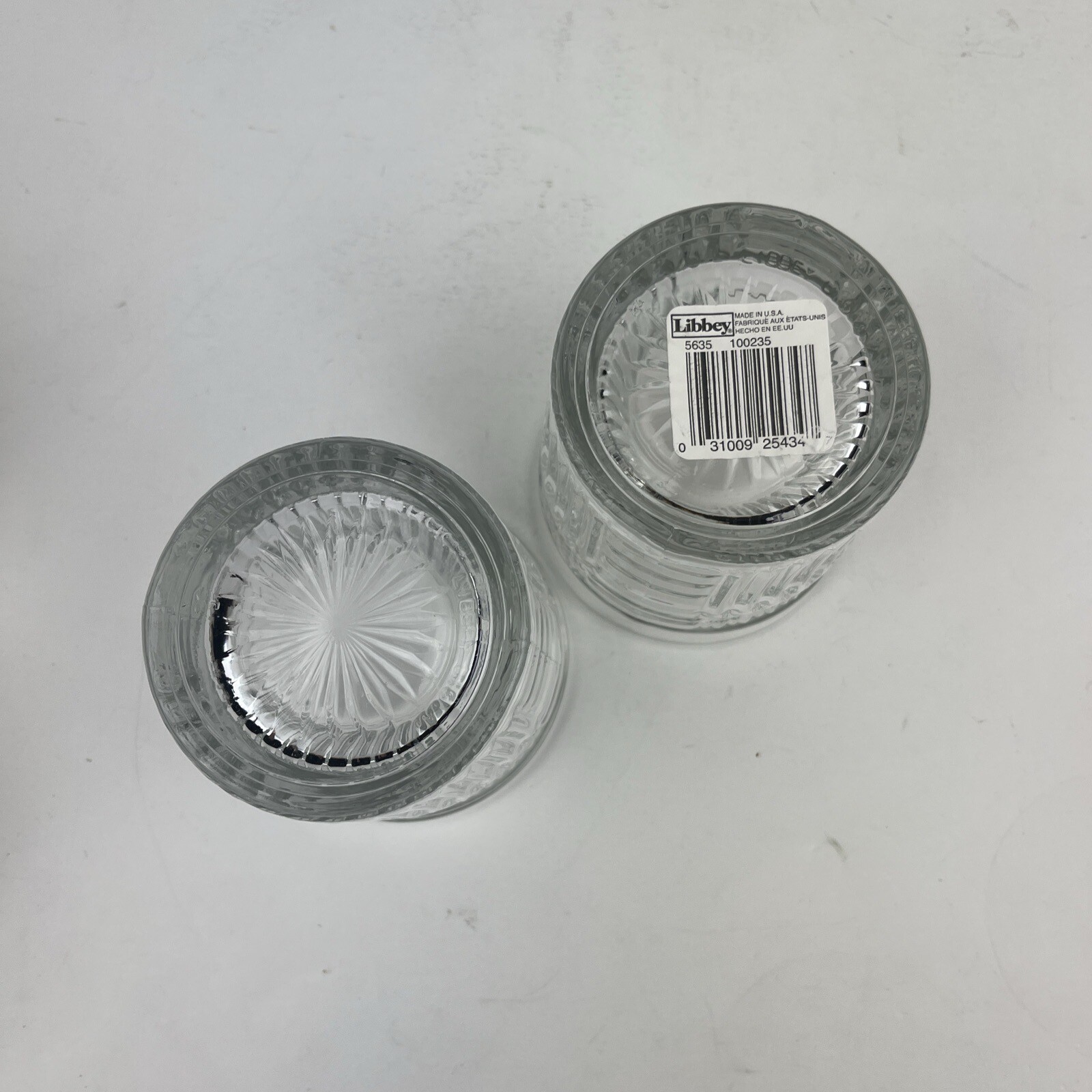 Libbey USA Glass Company Radiant Double Old Fashioned Glasses Set Of 4