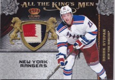 11-12 Crown Royale Derek Stepan /25 PATCH All The Kings Men NY Rangers 2011