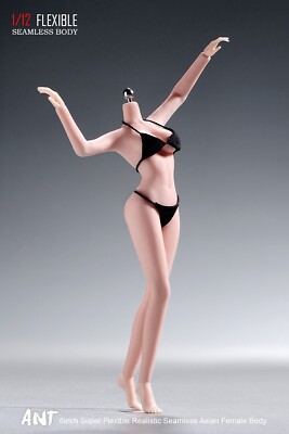 1/12 Female Mid Bust Super Flexible Suntan Seamless Body For 6