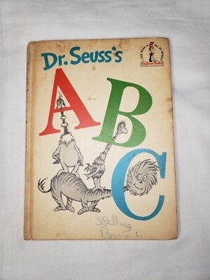 Vintage Dr. Suess book club edition 1963 Dr Seuss's ABC Childrens