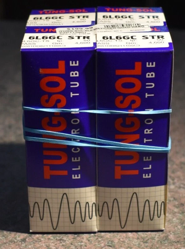 TUNG-SOL 6L6G /MQ マッチド4本組 ST 傍熱ビーム管 TTS6L6G/MQ | ME