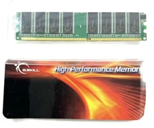 G.SKILL High Performance Memory 1024MBx1 DDR 400 PC-3200