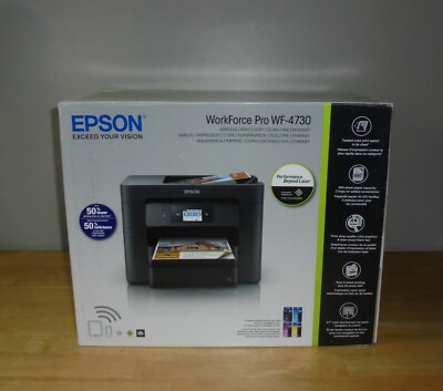 Epson WorkForce Pro WF-4730 Wireless Printer Print Copy Scan Fax *NIOB* NO INK