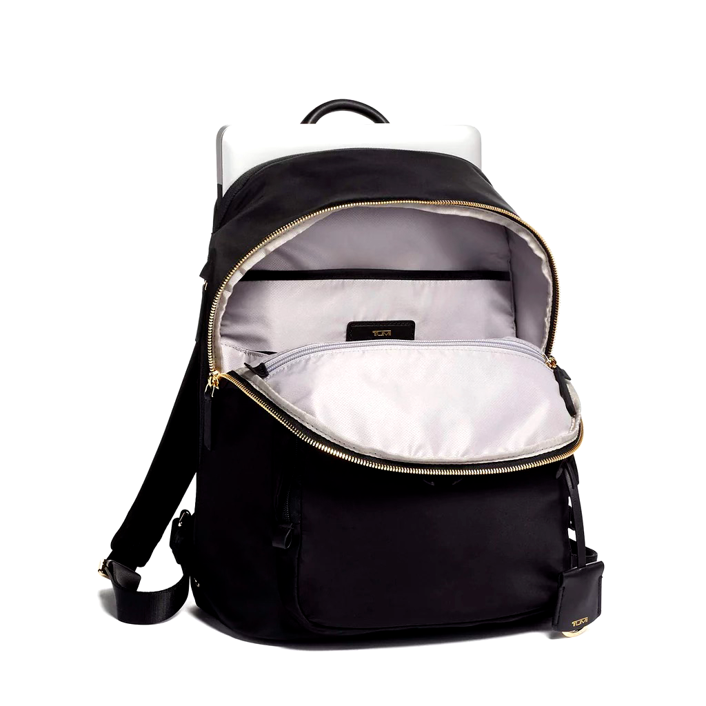 Tumi Harriet Backpack -Black Gold Zipper | eBay