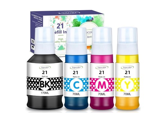 Butelki z atramentem GI-21 G3270 G3260 kompatybilne z zestawem uzupełniającym atrament Canon 21 GI-21 GI21