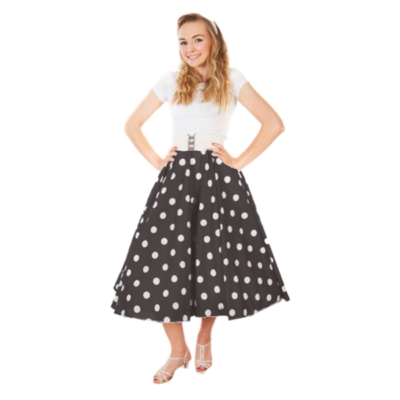 Falda Rock & Roll Roja | Tienda De Disfraces Online