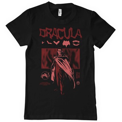 Offiziell Lizenzierte Universal Monsters - Retro Dracula Herren T-Shirt
