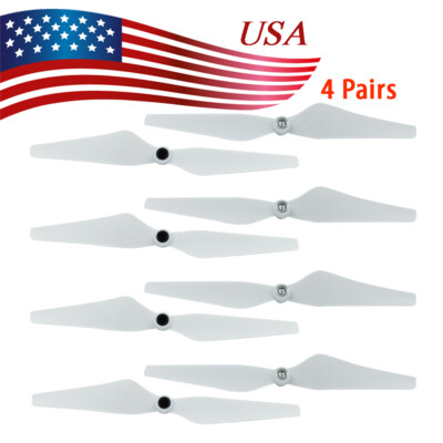 Elica del drone 8PCS 9450 Elica/Misura for Phantom 3 3A 3P 3S Puntelli lama di ricambio for F450 F550 Drone fai da te Eliche autoserranti(Whit