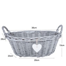 Wickerfield Basket Newborn Baby Gift Hamper Retail Display Bathroom Storage