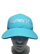 Hurley Youth SPELLOUT Logo Baseball Cap Hat Blue Snapback