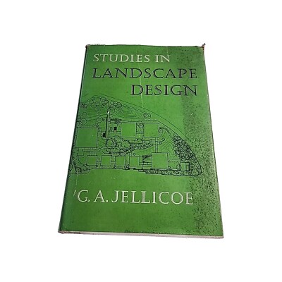 Studies in Landscape Design GA Jellicoe SIGNED 1960 Hardback Book