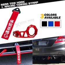 Turbo Charged Sport Racing Chinese Towing Strap Rear Tow Hook Universal For Cars