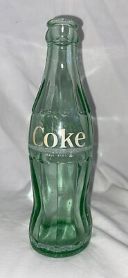 1964 Coca Cola Coke hobbleskirt glass bottle Laurens Glass Works South Carolina