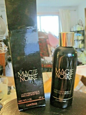 Magie Noir Noire Vintage Body Powder 3oz Metal Shaker w/Seal New