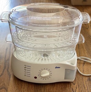 Oster Food Steamer 5711 Two-Tiered Food Steamer Rice Cooker Egg