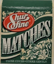 Matchbook Shurfine Matches Portland OR 2005