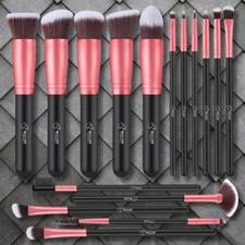 Makeup Brushes 16 PCs Makeup Brush Set Premium Synthetic Foundation