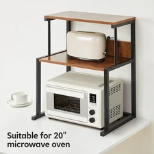 Microwave Shelf Rack Kitchen Shelf Spice Organizer Kitchen Storage Rack