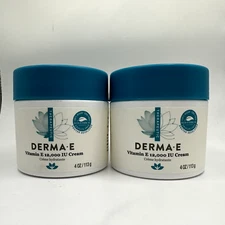 Derma E Vitamin E 12,000 IU Cream Moisturizing Moisturizer 113GX2 w/o box