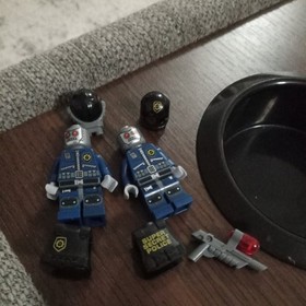 Lot of 2 LEGO Robo SWAT Minifigures Super Secret Police The LEGO Movie 