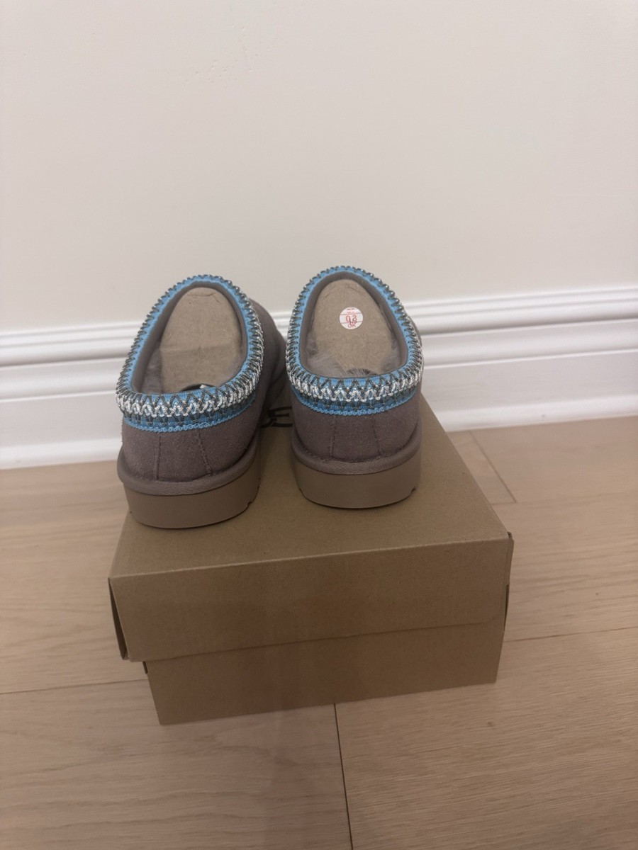 Size 9W- UGG Women's Tasman II Slipper Caribou Sapphire Ice In