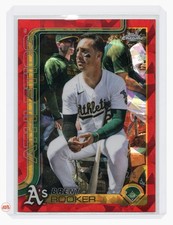 2025 Topps Chrome Sapphire Brent Rooker Image Variation Red Refractor #54 2/5