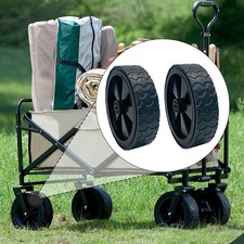 2Pcs Hand Truck Wheels 5" Tire High Performance Easy Installation Spare Parts