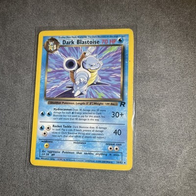 Dunkles Blastoise Rare Team Rocket 20/82 NM Pokemon TCG WOTC 1. Edition NM
