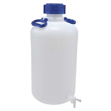 Carboy, 25 L Capacity - Ml, 6.6 Gal Capacity - Oz, Screw On/Spigot Closure,