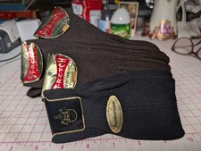 Vtg 50s 4 Sz 10-13 Mens Stretch Featherweight Long Socks Nylon Casual Dress