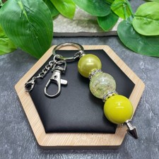 4.5  Stainless Steel Candy Bubblegum Bead Keychain Purse Backpack New C1093