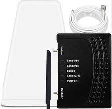 Cell Phone Signal Booster 5G 4G LTE for Home 2000 sq ft All Carriers w/ Antennas