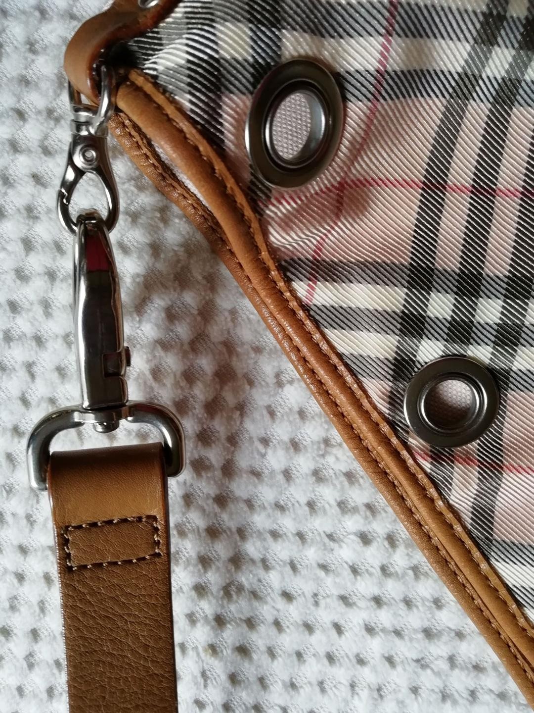 Burberry Blue Label Reversible Tote Bag Nova Check Large Shoulder Bag New thumbnail 10