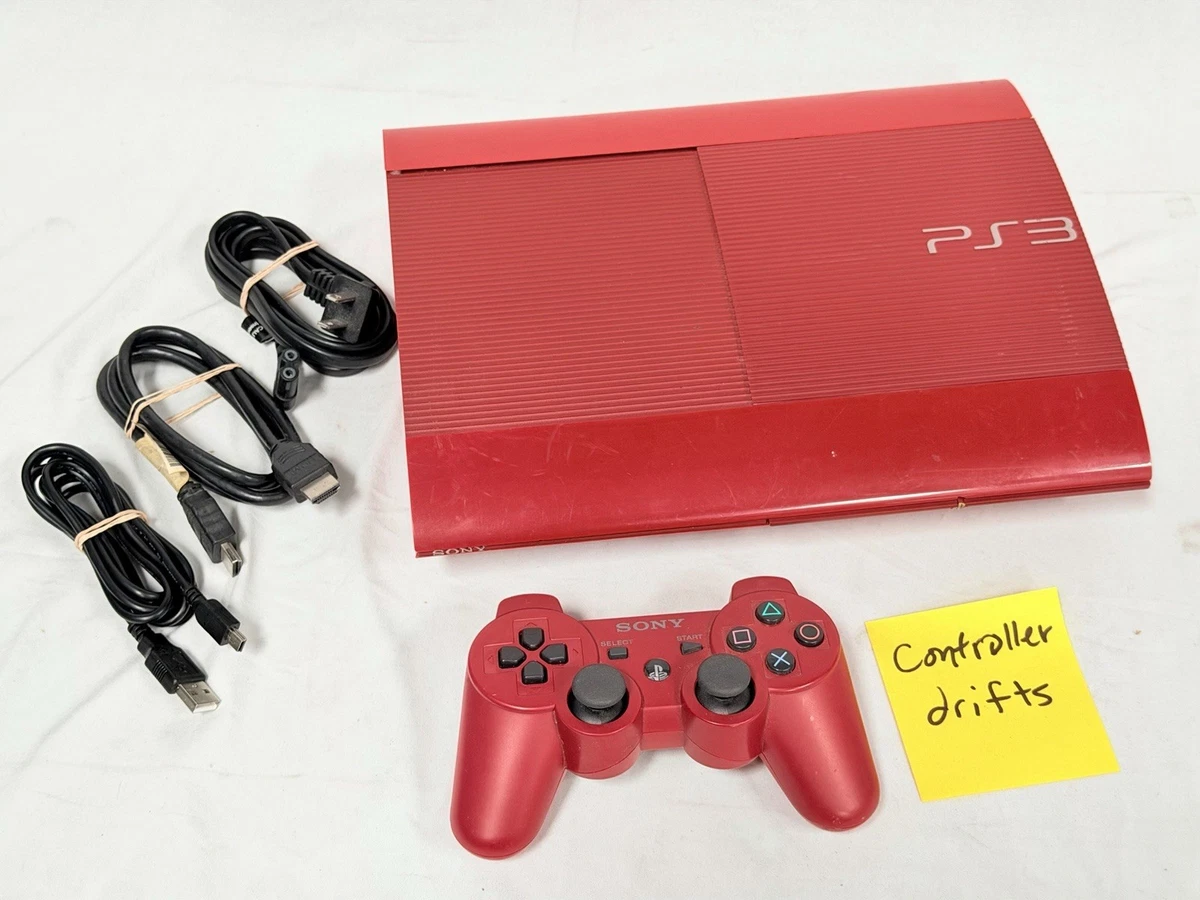 Las mejores ofertas en Sony PlayStation 3-Super Slim Rojo consolas