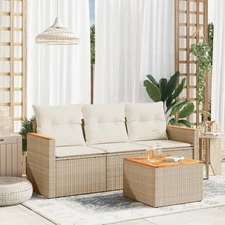 Garden Sofa Set Beige
