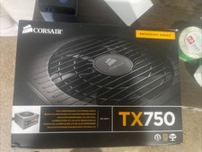 Corsair Enthusiast Series TX750 ATX 750 Watt Power Suppy 75-001309 COMPLETE